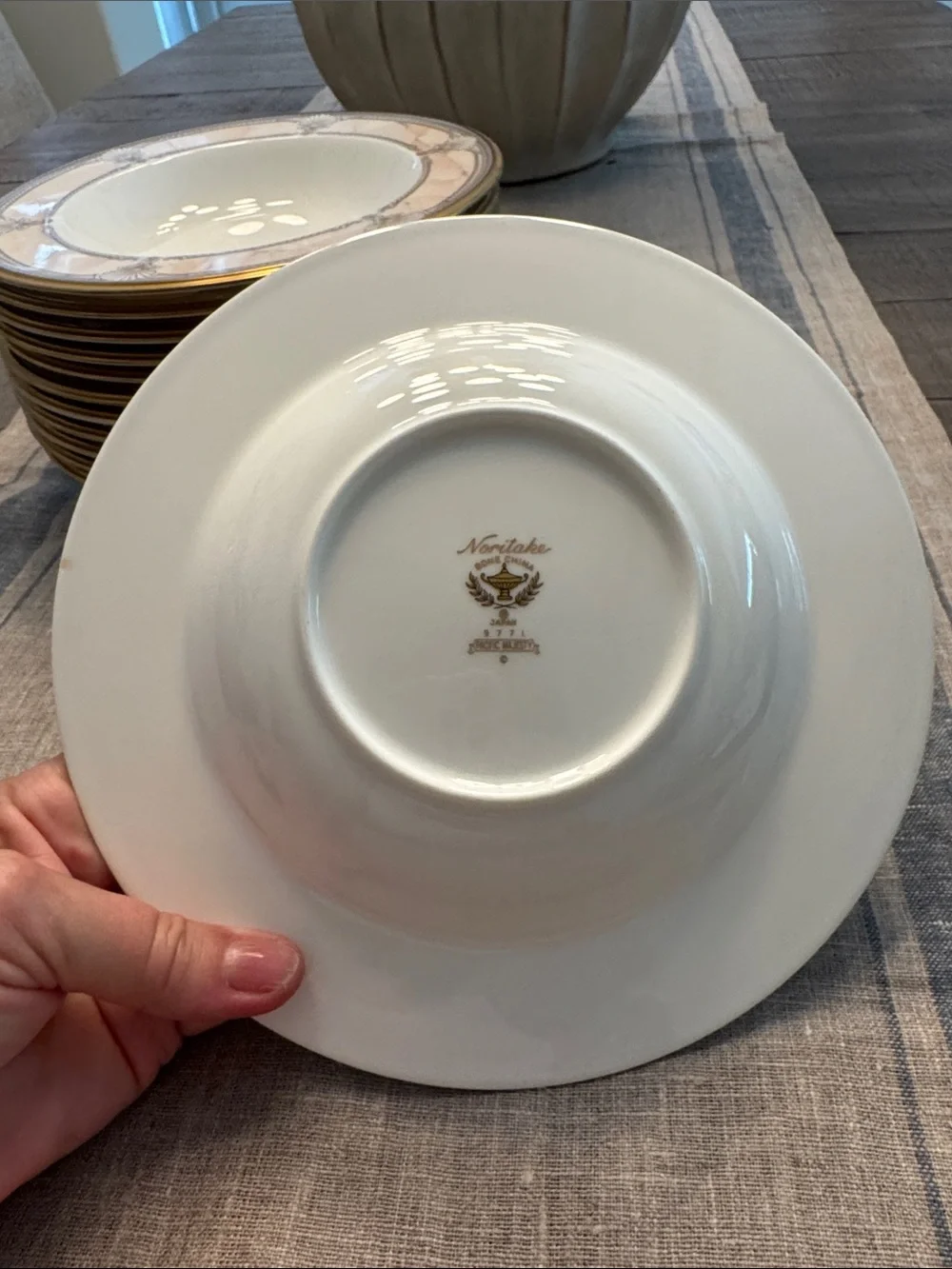 Noritake Pacific Majesty Soup Bowl. Bundle of 12. Like new.